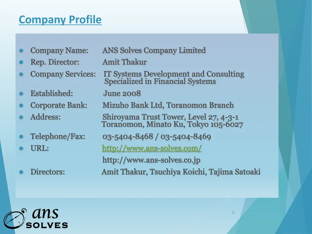 company profile