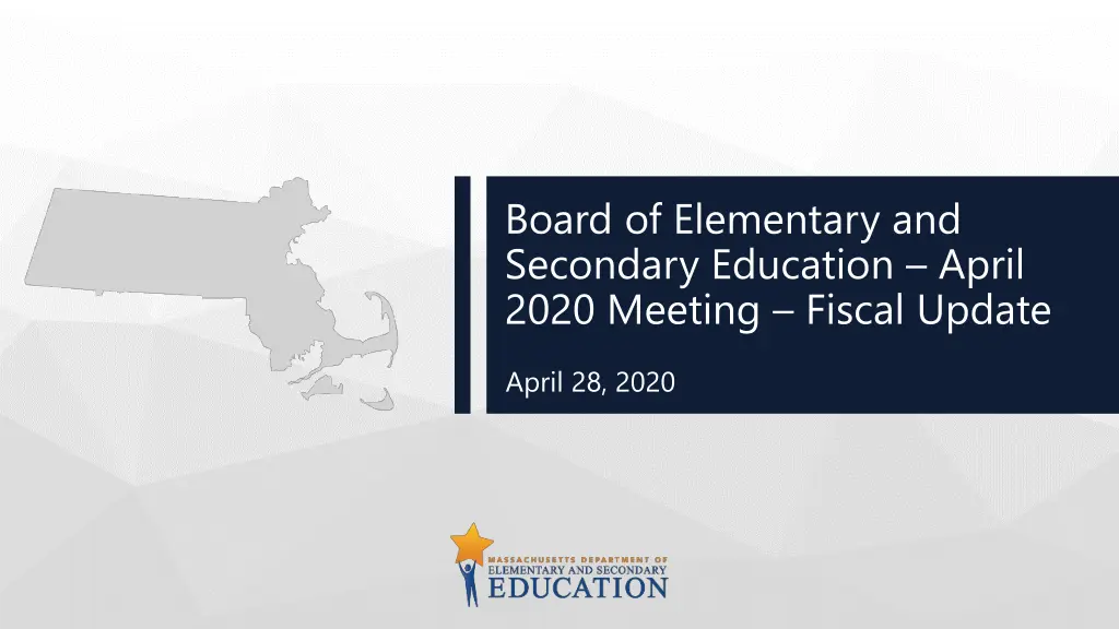 board of elementary and secondary education april