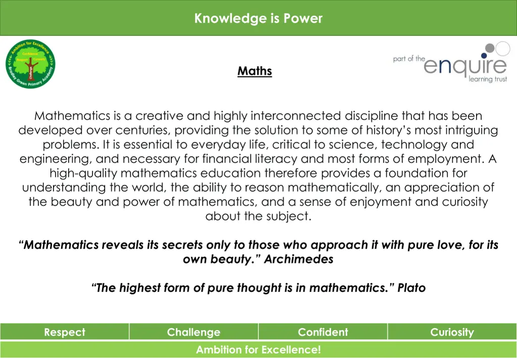 knowledge is power