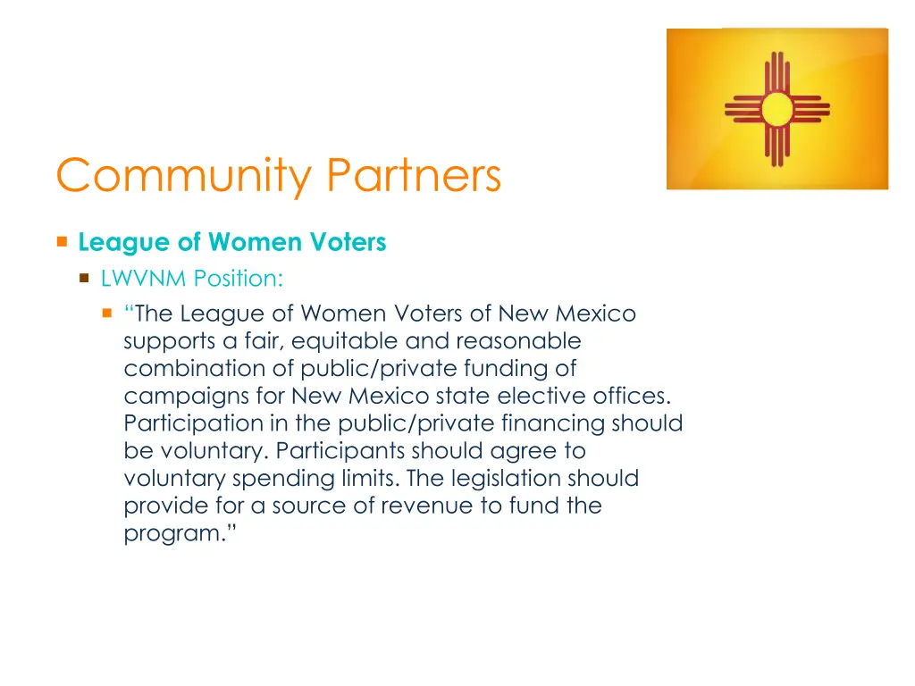 community partners