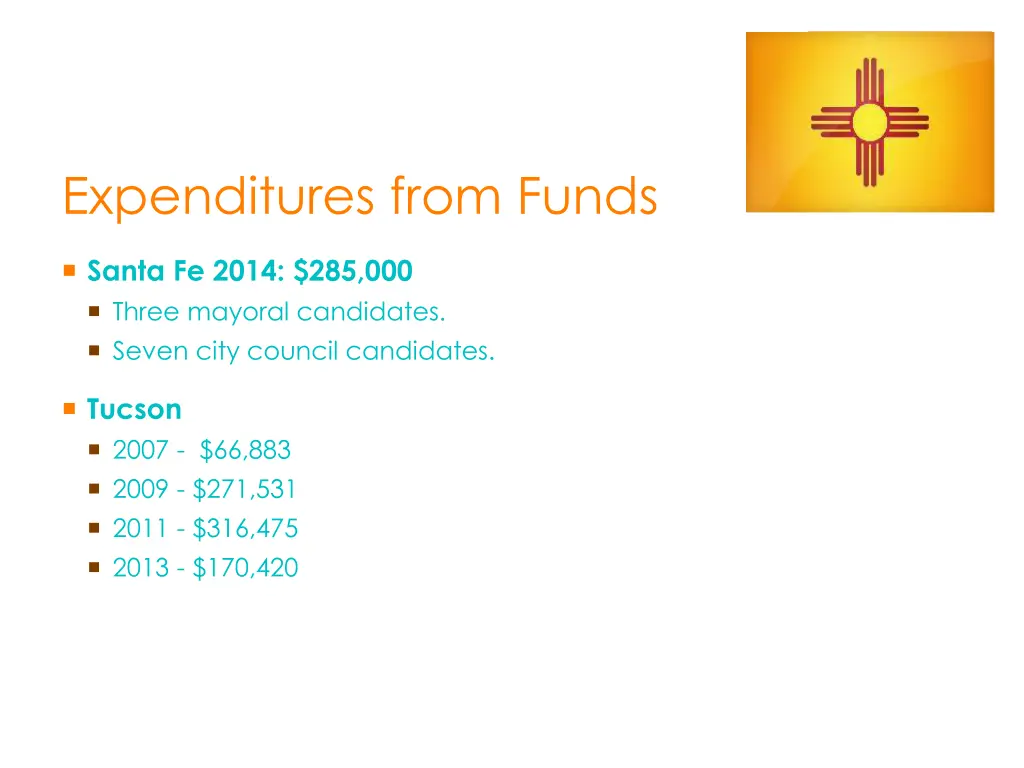 expenditures from funds