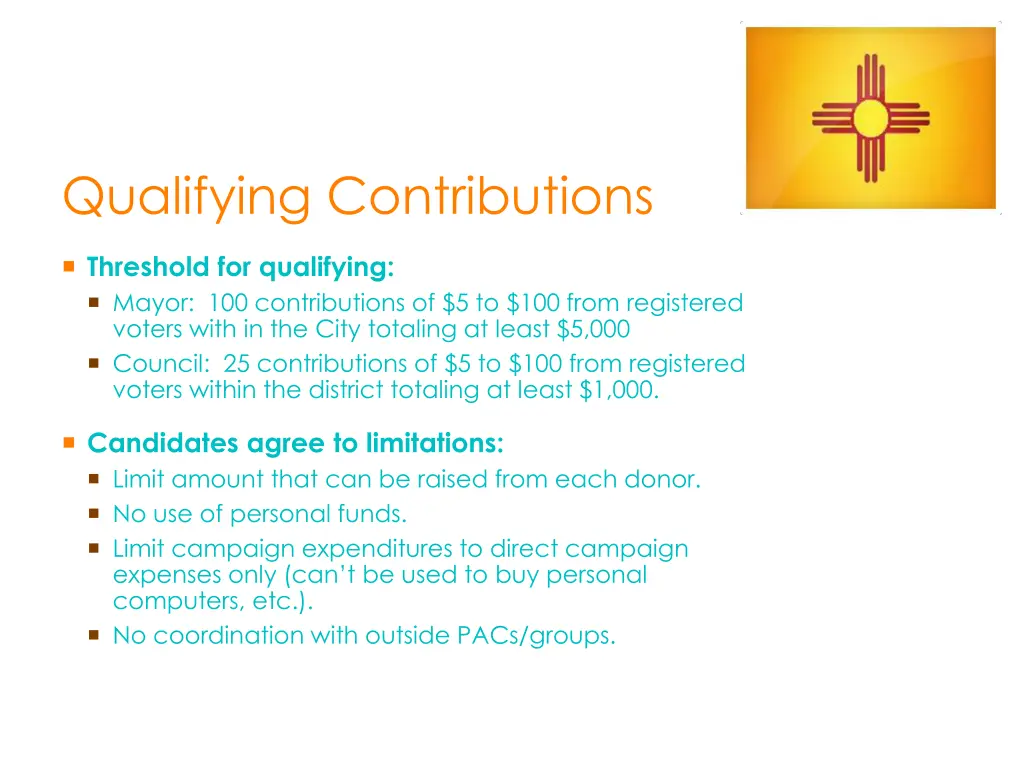 qualifying contributions