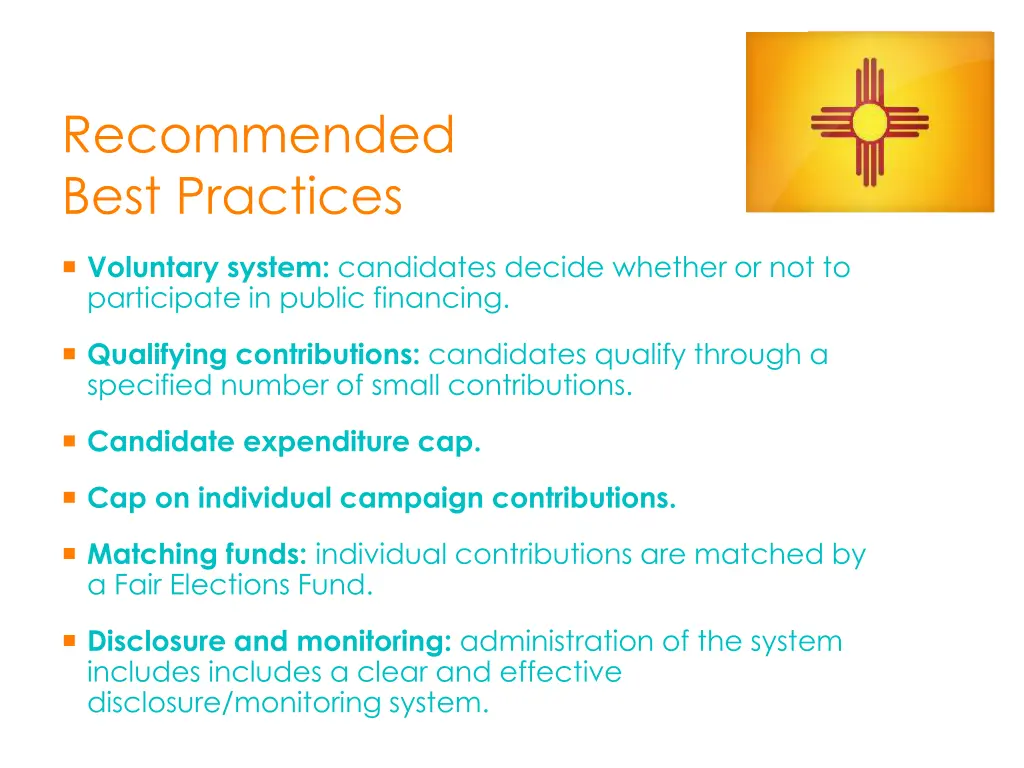 recommended best practices