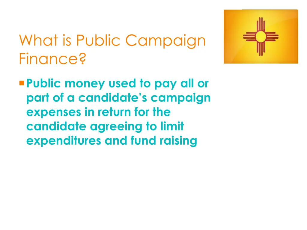 what is public campaign finance