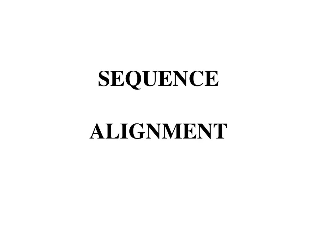 sequence