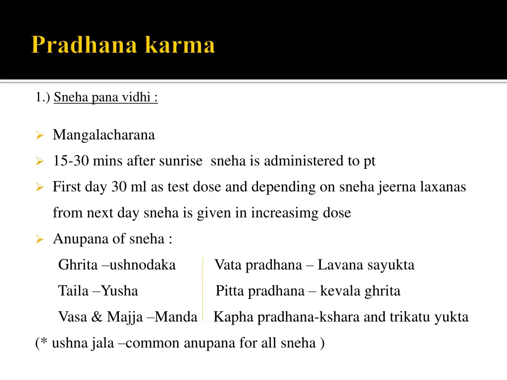 1 sneha pana vidhi mangalacharana
