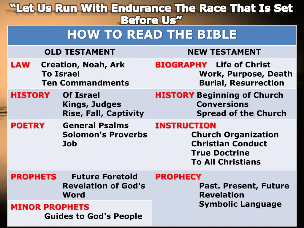 let us run with endurance the race that 1