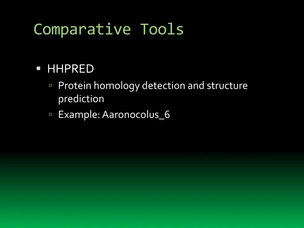 comparative tools