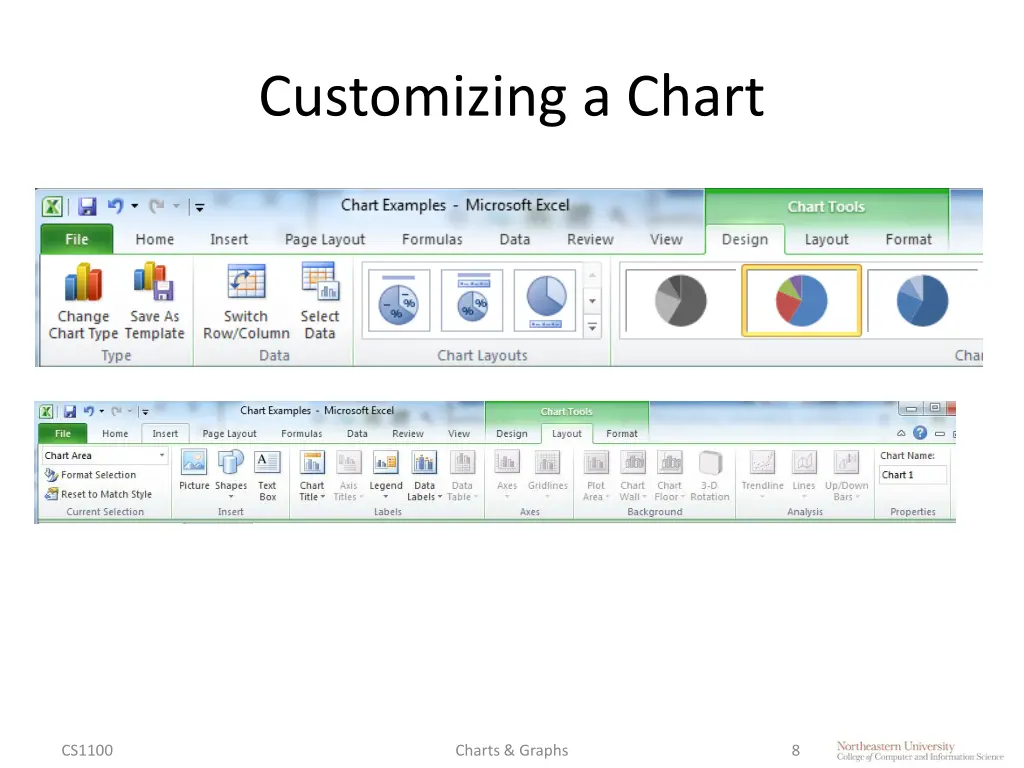 customizing a chart