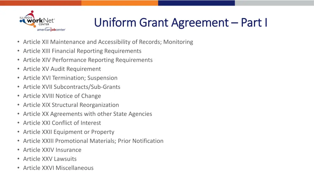 uniform grant agreement uniform grant agreement 1