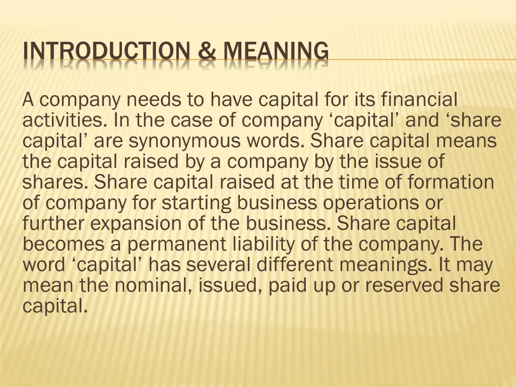 introduction meaning