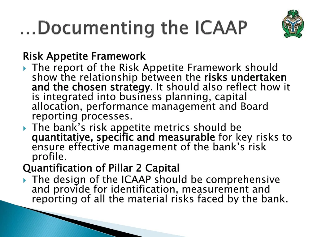 risk appetite framework the report of the risk