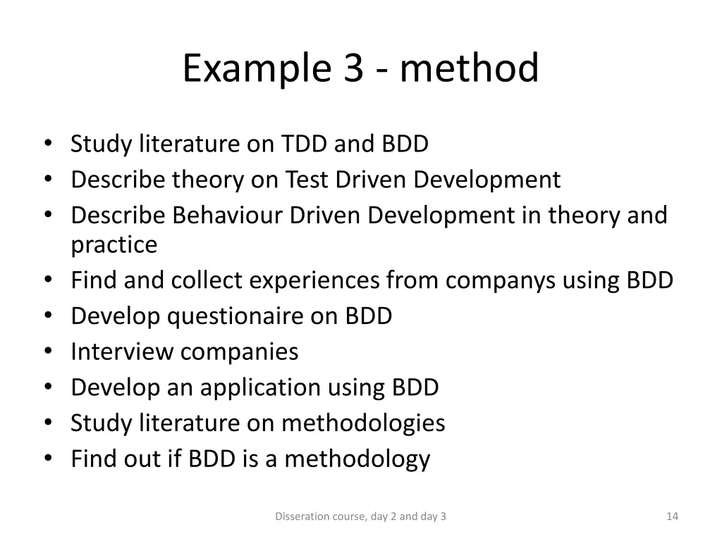 example 3 method