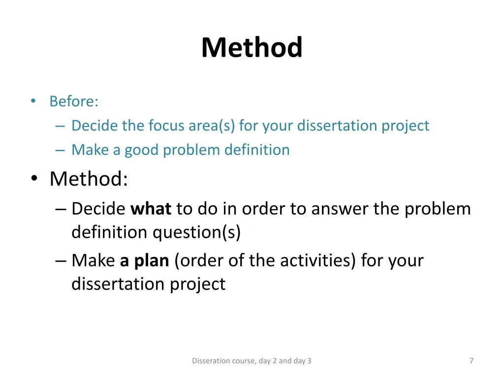 method 1