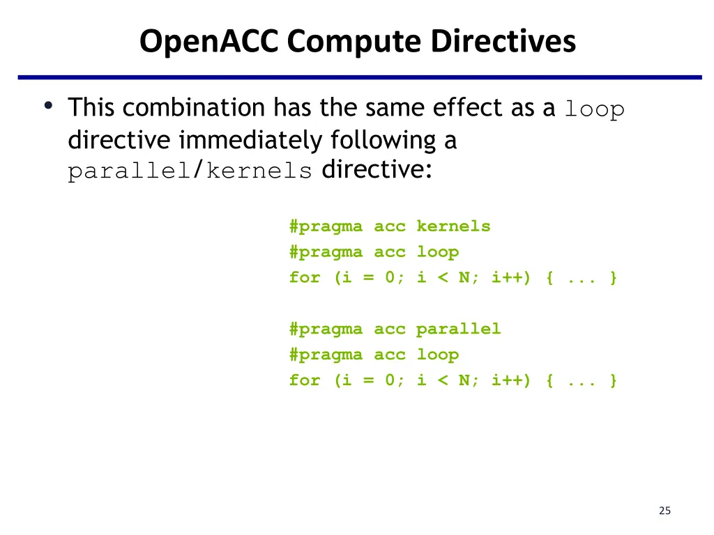 openacc compute directives 9