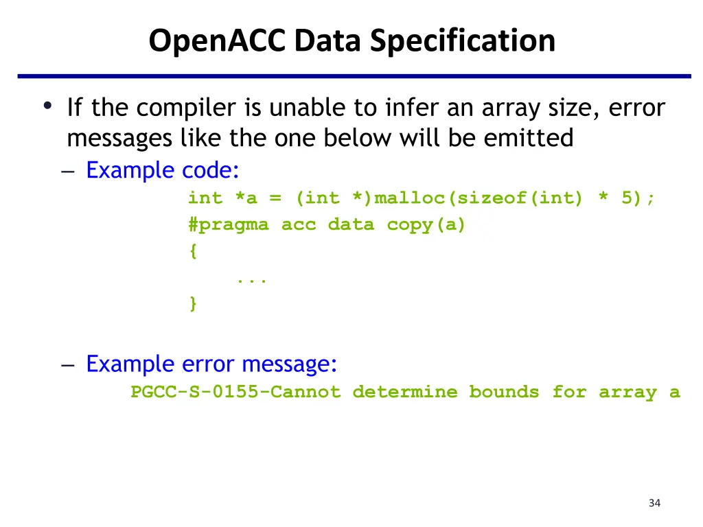 openacc data specification 1