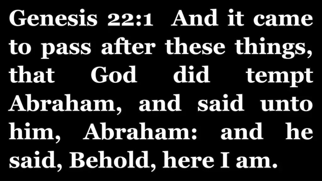 genesis 22 1 and it came to pass after these