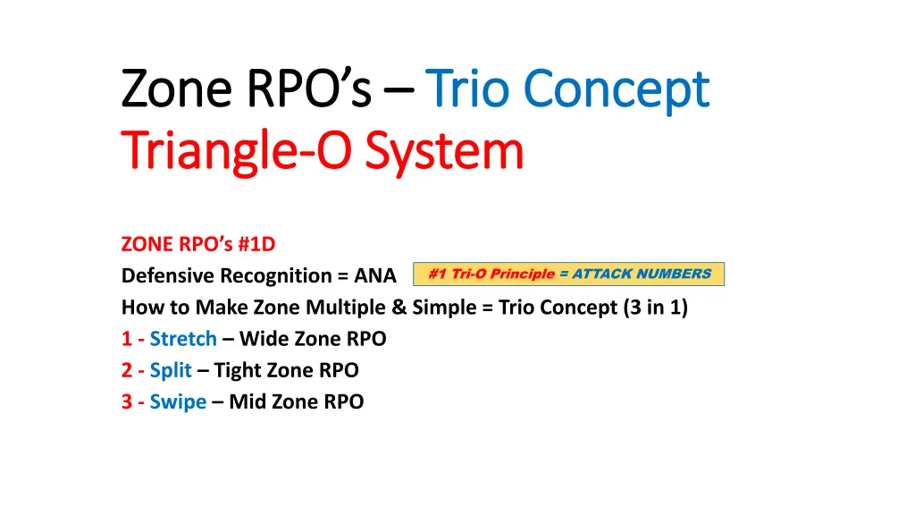 zone rpo s zone rpo s trio concept triangle