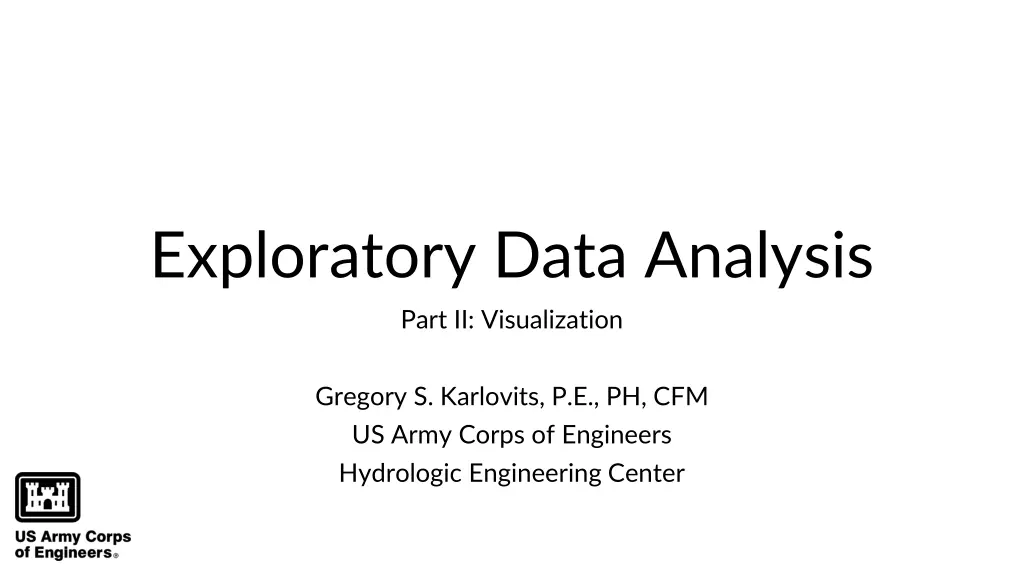 exploratory data analysis part ii visualization
