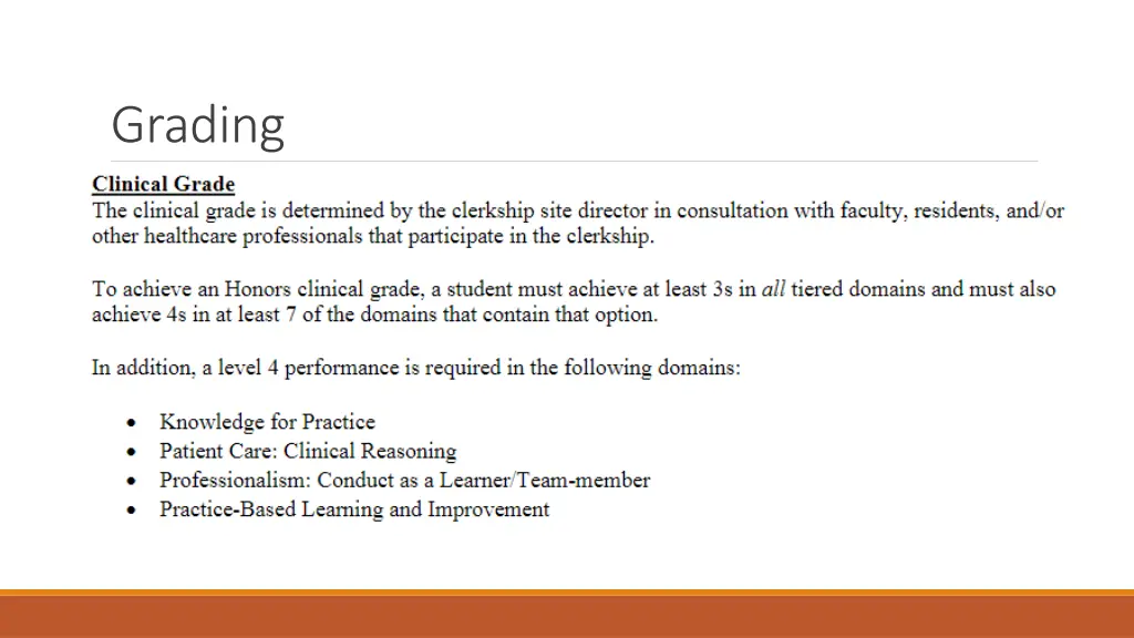 grading