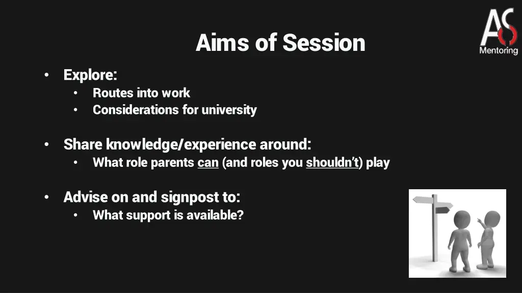 aims of session