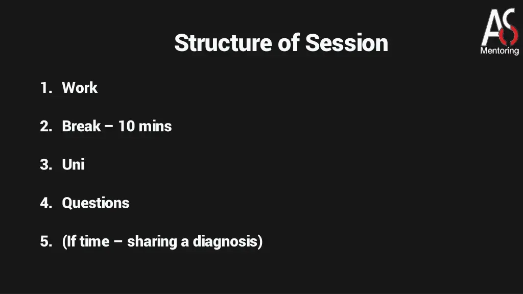 structure of session