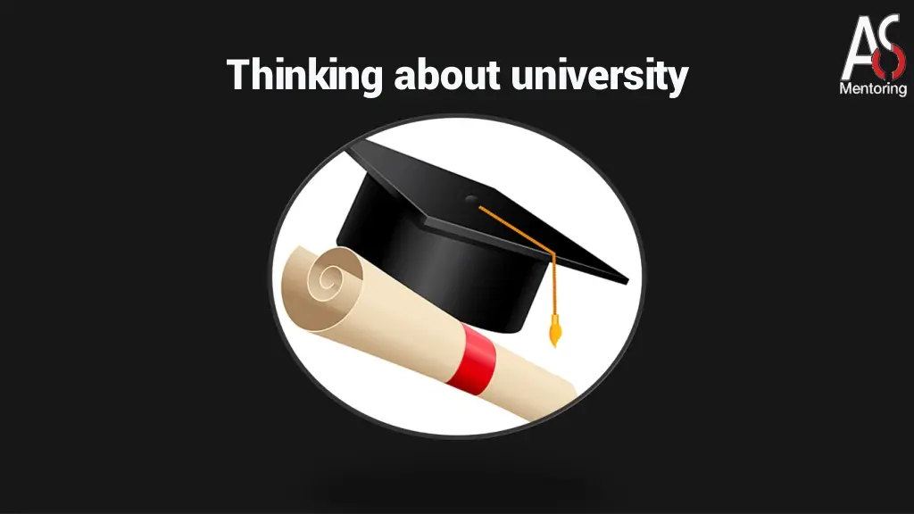 thinking about university