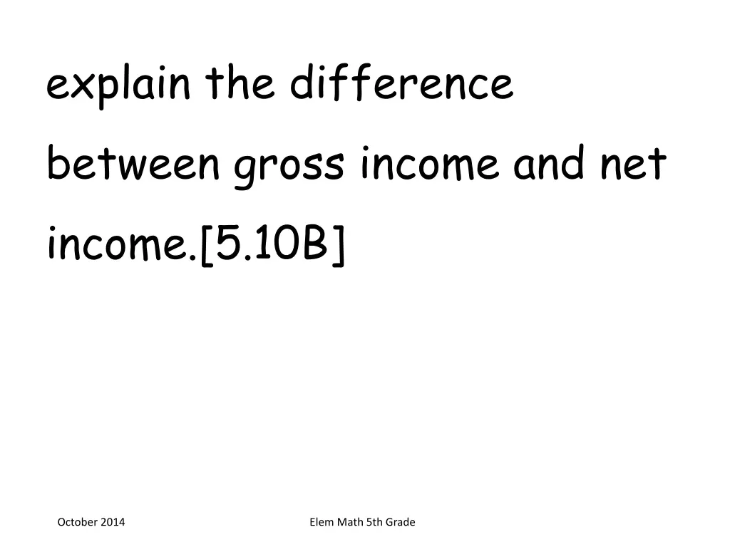 explain the difference between gross income