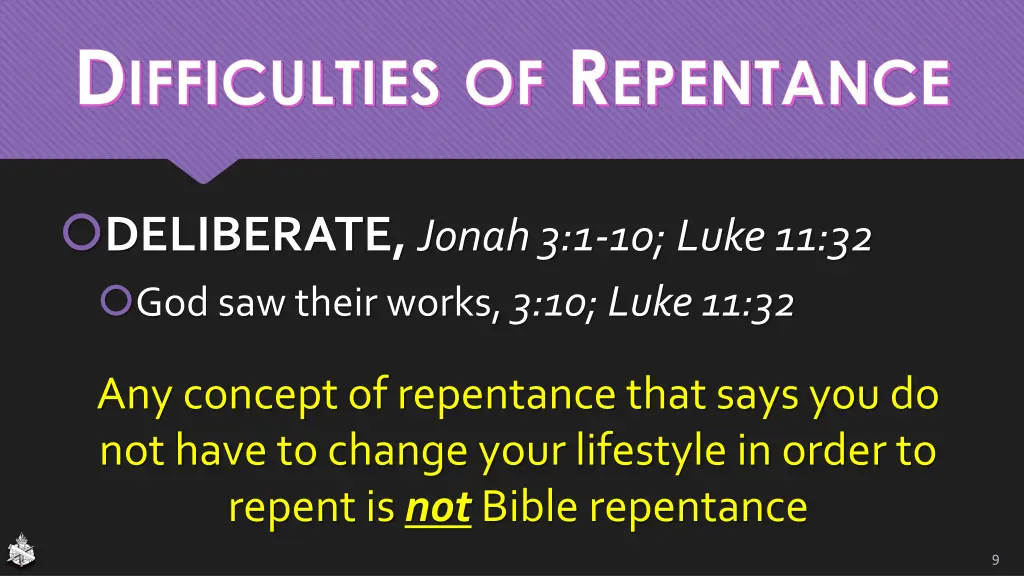 d ifficulties of r epentance 4
