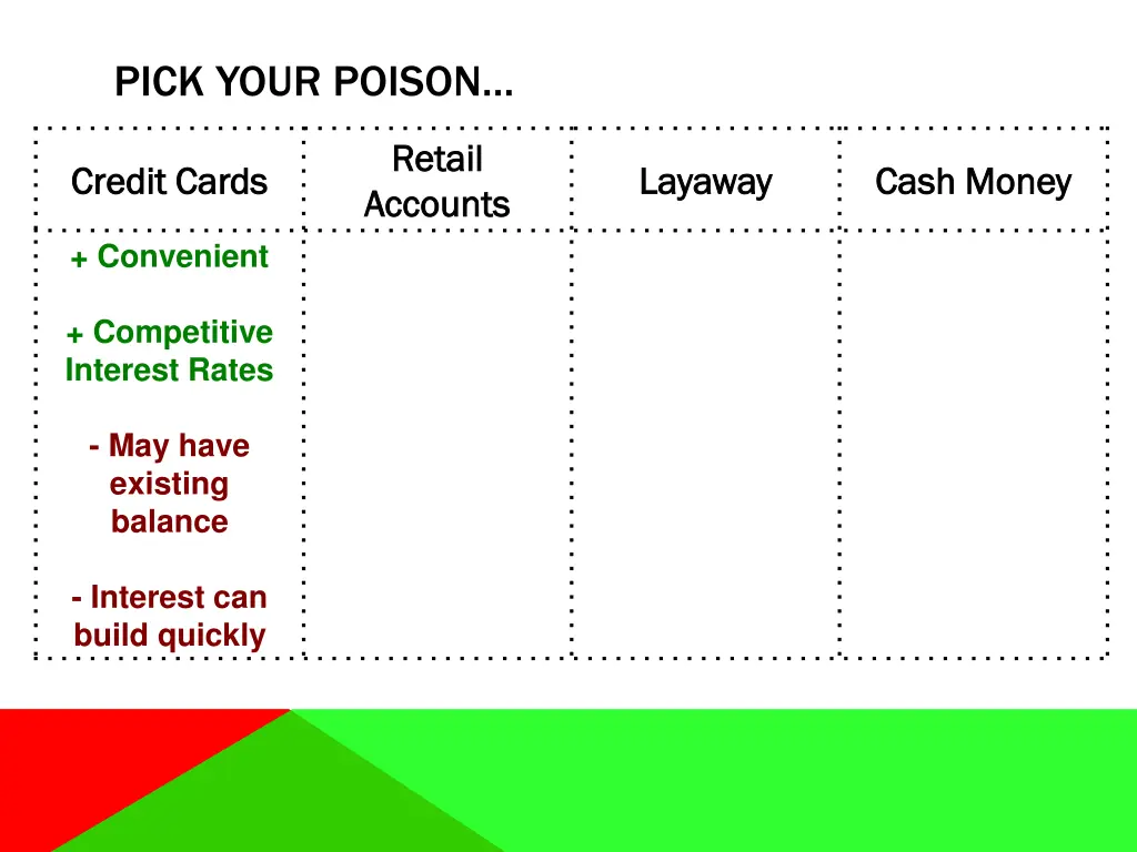 pick your poison 1