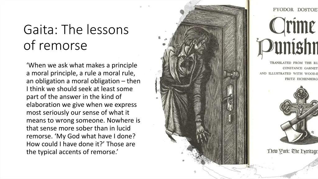 gaita the lessons of remorse 2