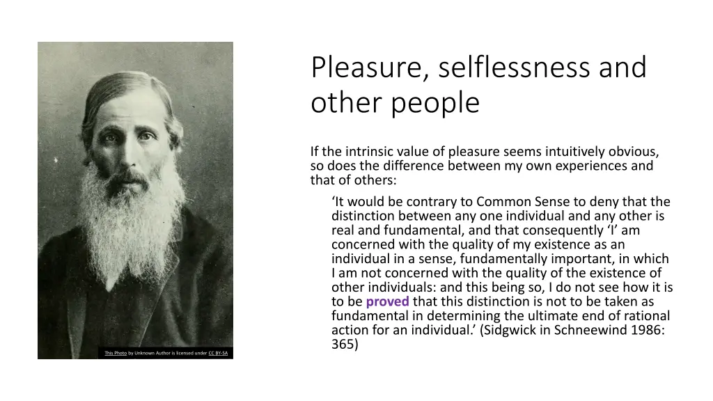pleasure selflessness and other people 1