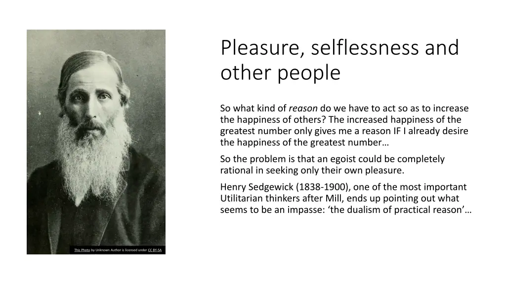 pleasure selflessness and other people