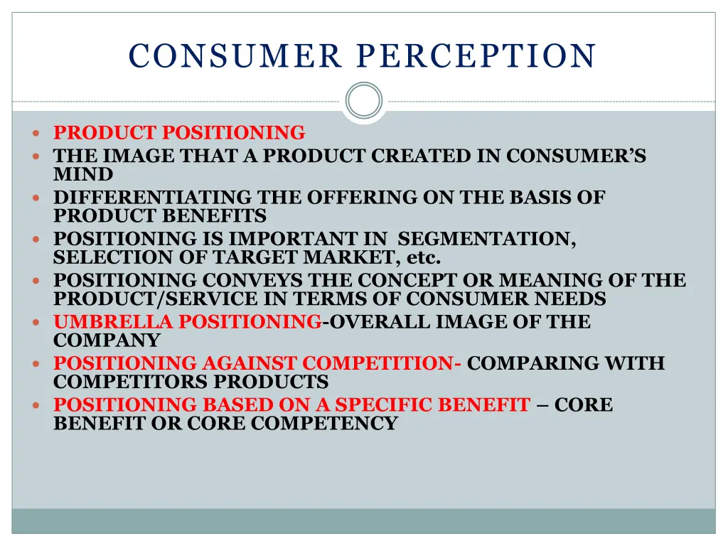 consumer perception 1