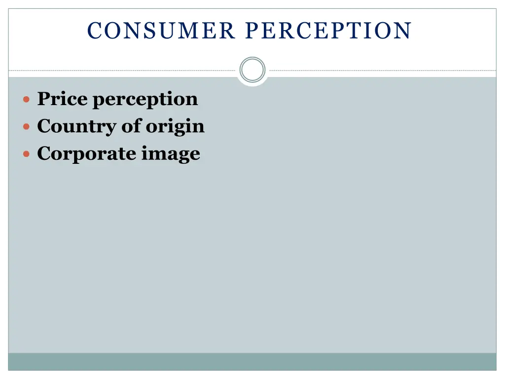 consumer perception 2