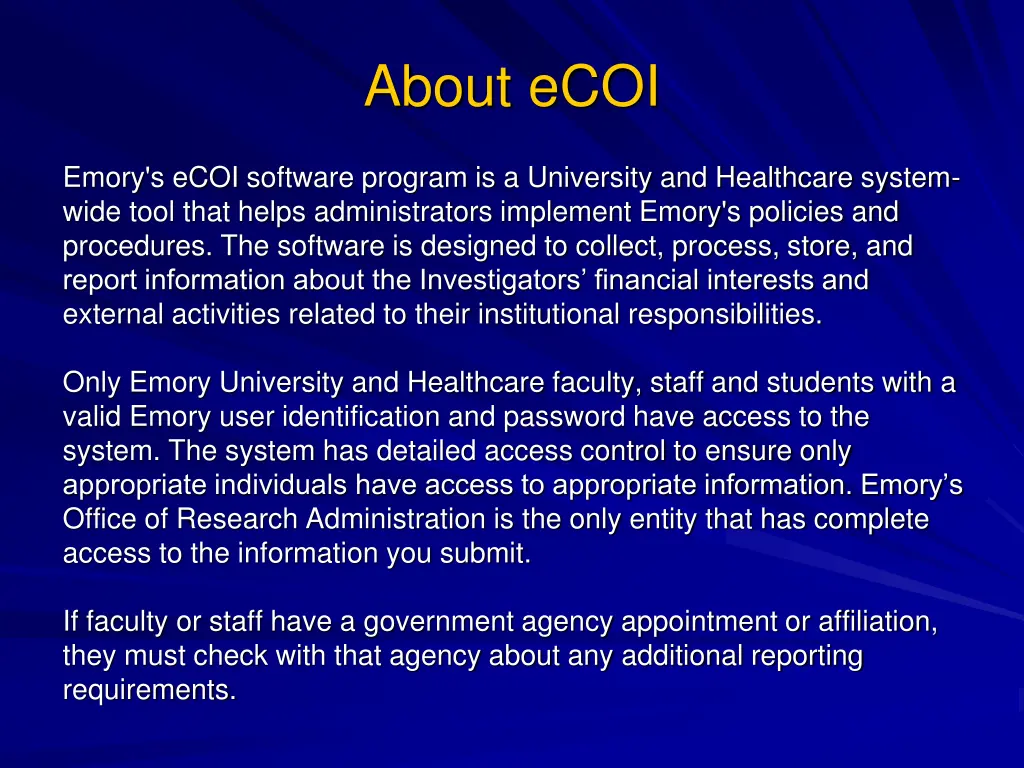 about ecoi