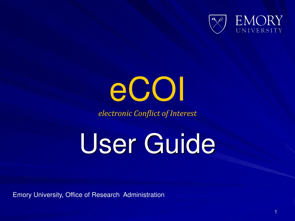 ecoi electronic conflict of interest user guide
