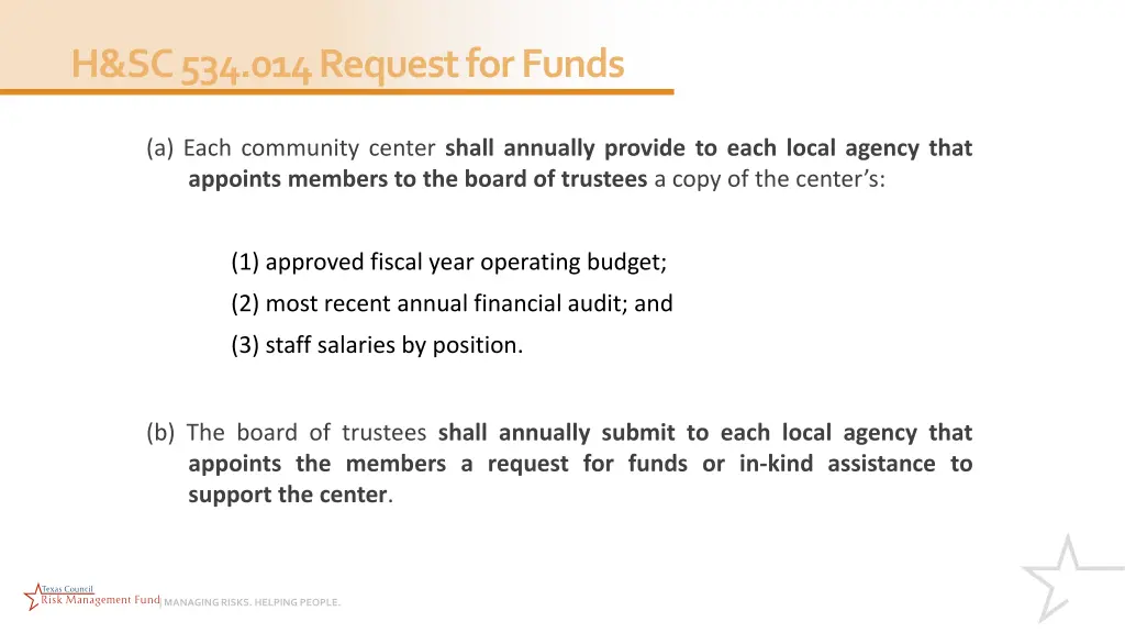 h sc 534 014 request for funds