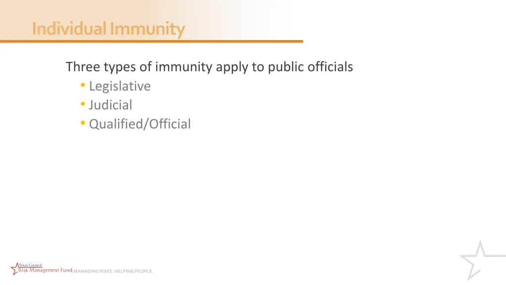 individual immunity