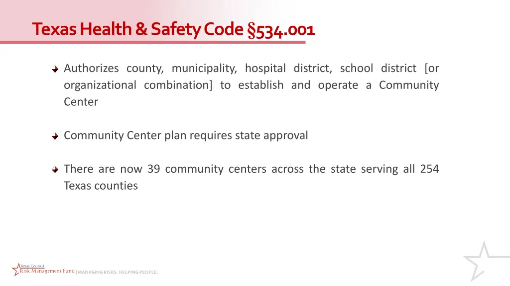 texas health safety code 534 001