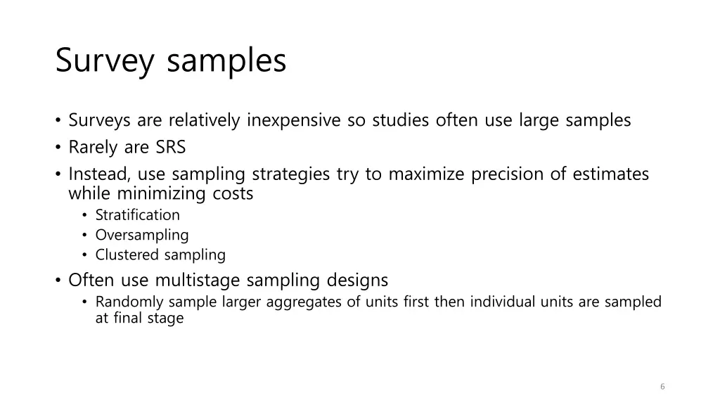 survey samples