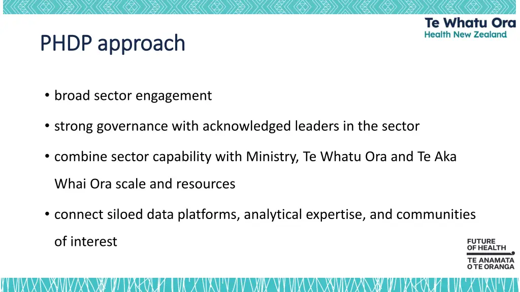 phdp approach phdp approach