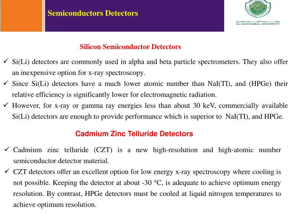 semiconductors detectors 3