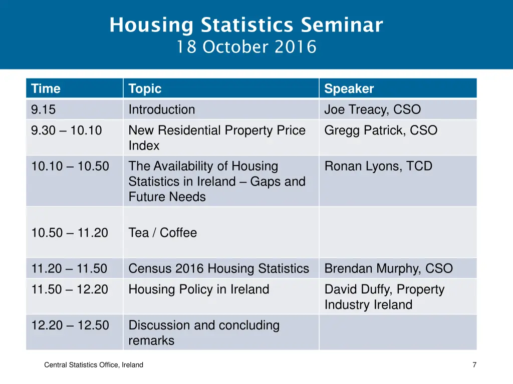 housing statistics seminar 18 october 2016 5