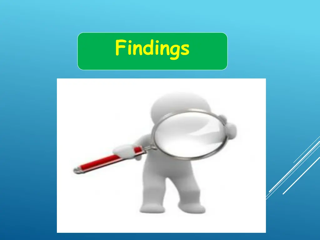 findings