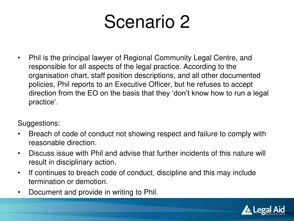 scenario 2