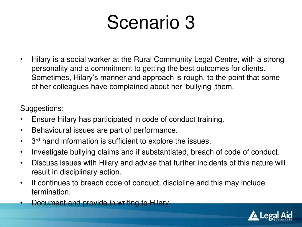 scenario 3