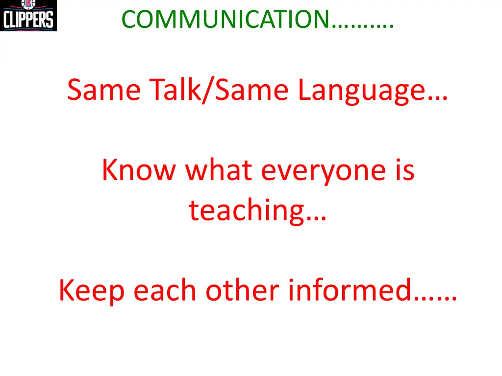 communication