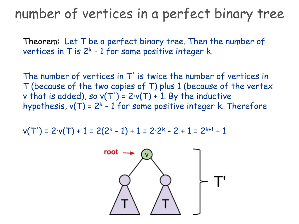 number of vertices in a perfect binary tree 3