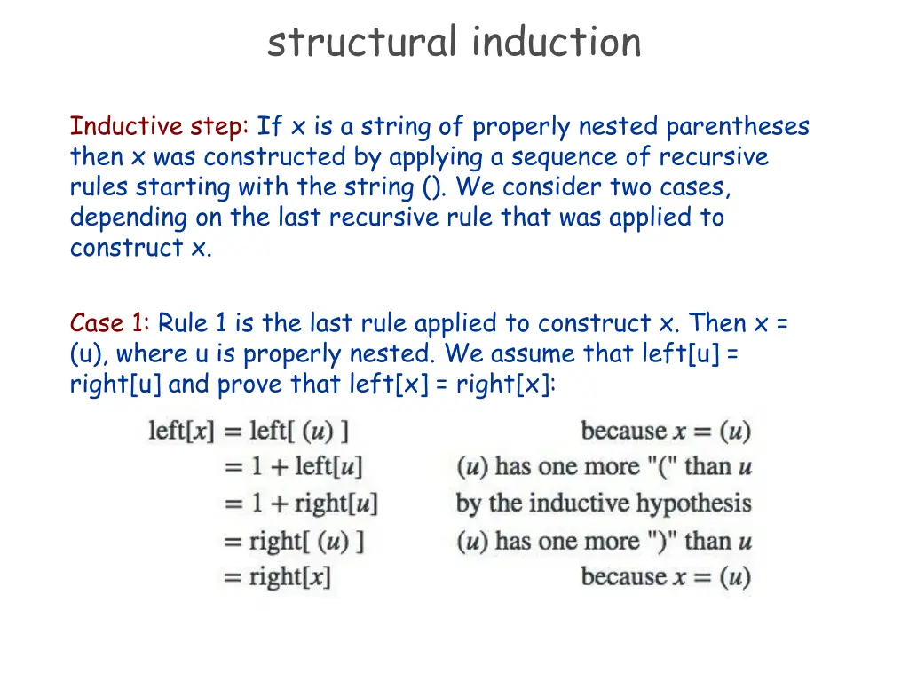structural induction 2